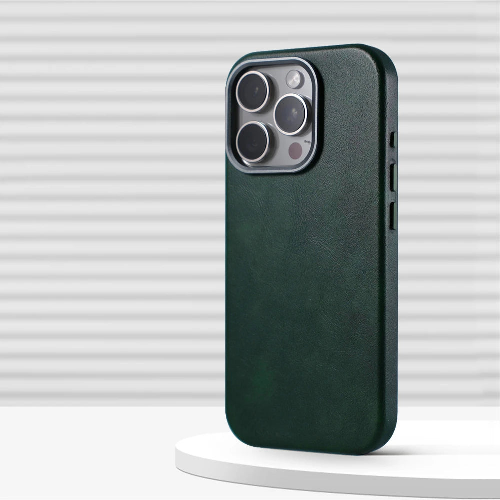 Majestic Aura - Leather Magsafe iPhone Case