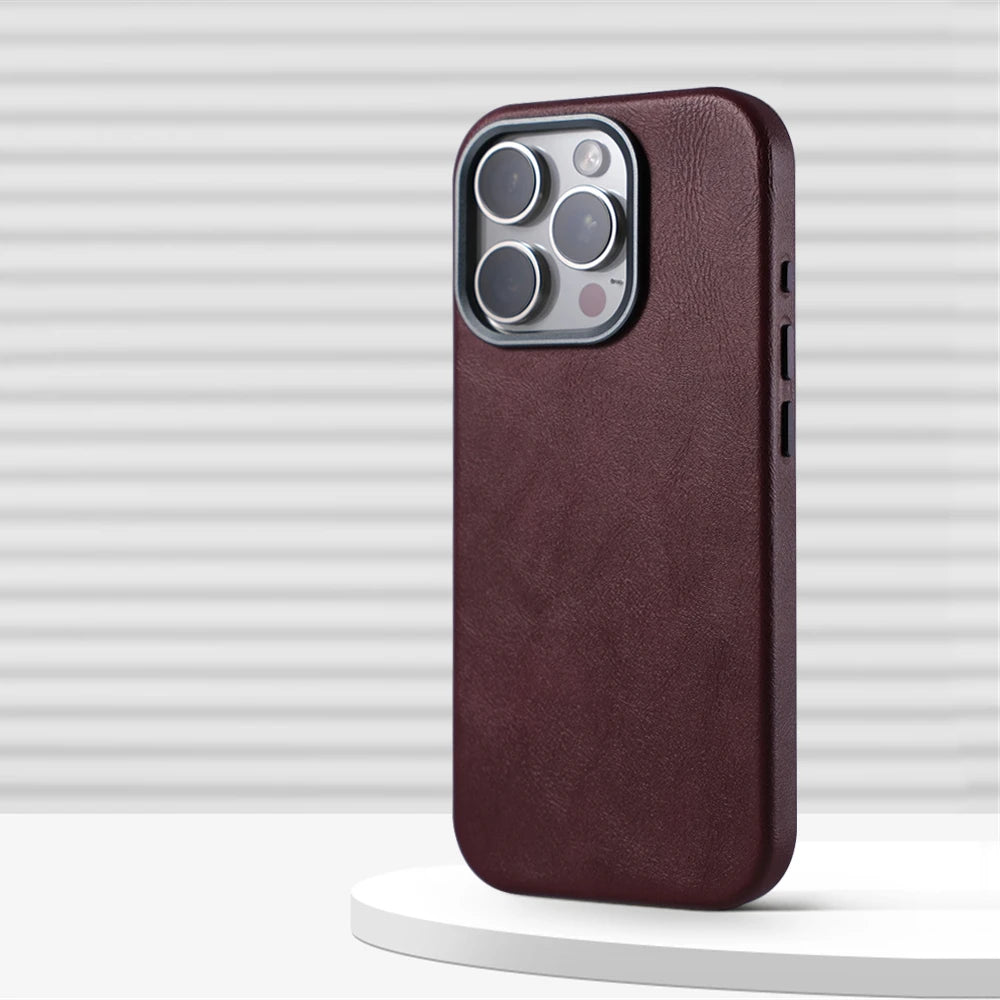 Majestic Aura - Leather Magsafe iPhone Case