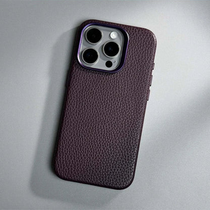 Domero - MagSafe Luxe Leather iPhone Case