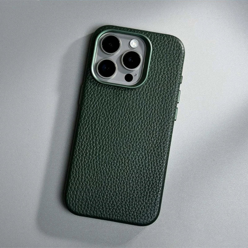 Domero - MagSafe Luxe Leather iPhone Case