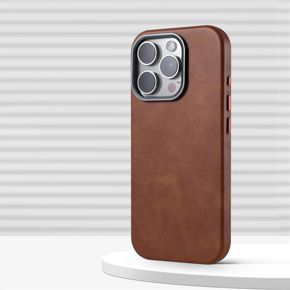 Majestic Aura - Leather Magsafe iPhone Case