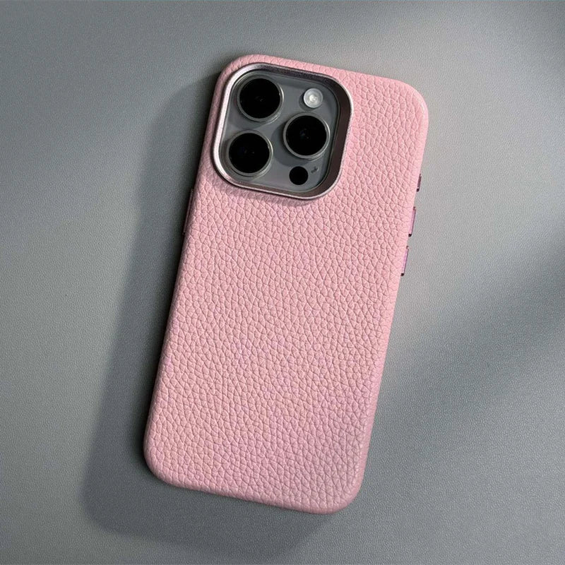 Domero - MagSafe Luxe Leather iPhone Case