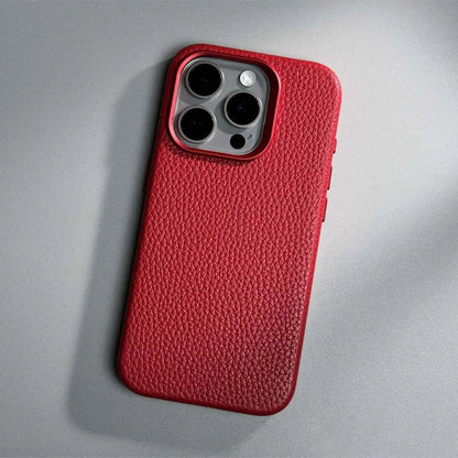 Domero - MagSafe Luxe Leather iPhone Case